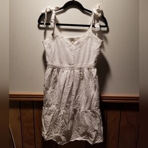 🍭Brave Soul boho tiered linen dress with ties